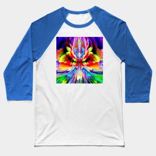 rainbow butterfly abstract Baseball T-Shirt